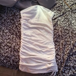 White sleeveless forever 21 mini dress